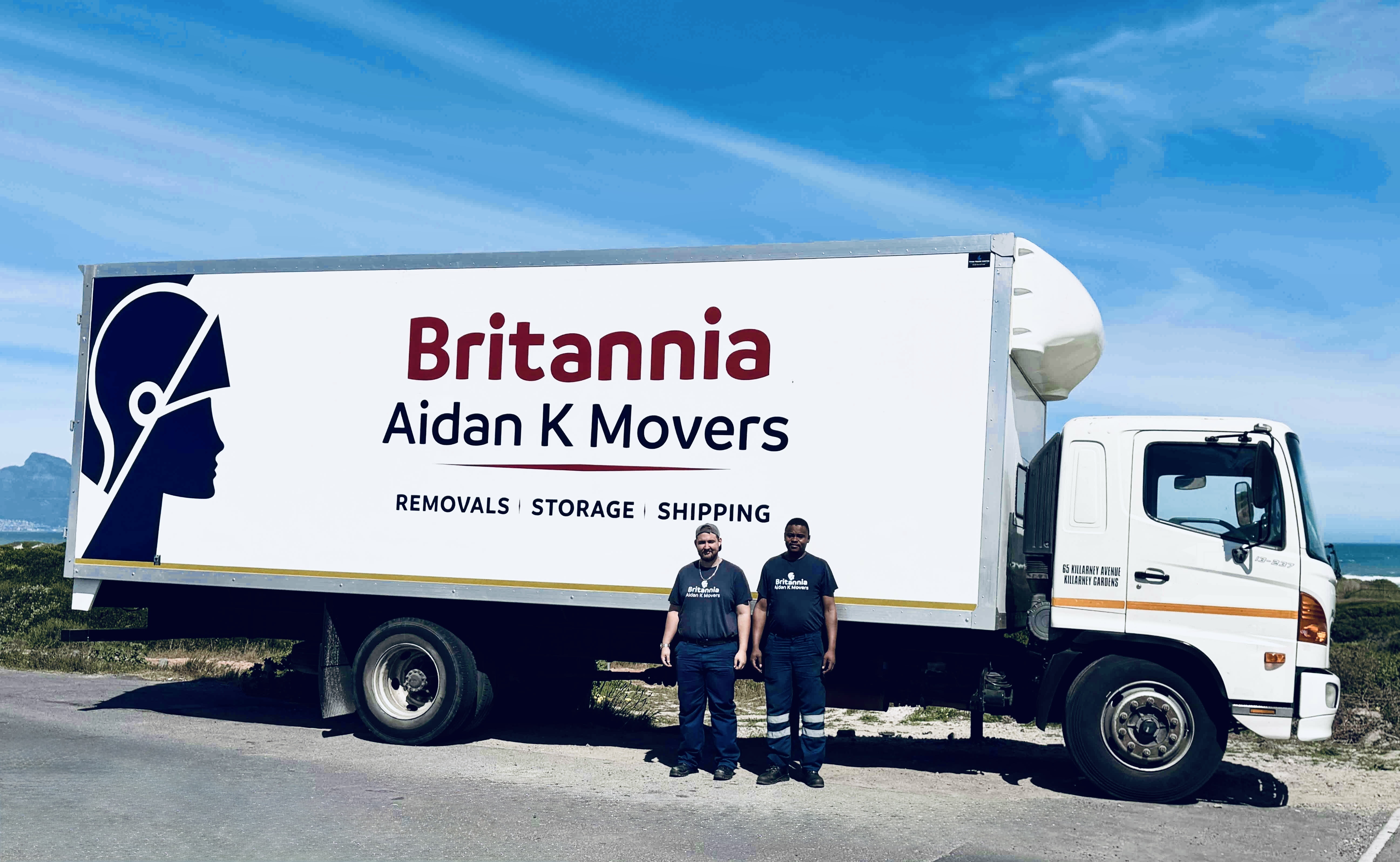 Britannia Aidan K Movers Team and Truck